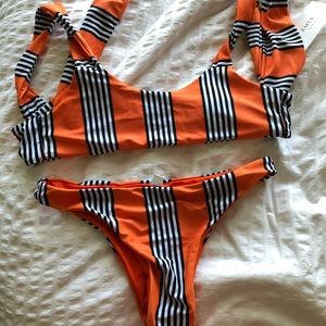 Padded Striped Bikini